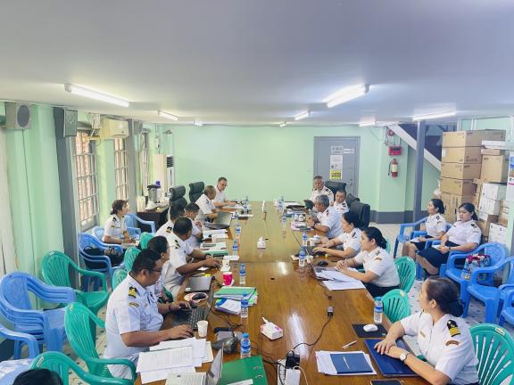 Myanmar Customs meeting